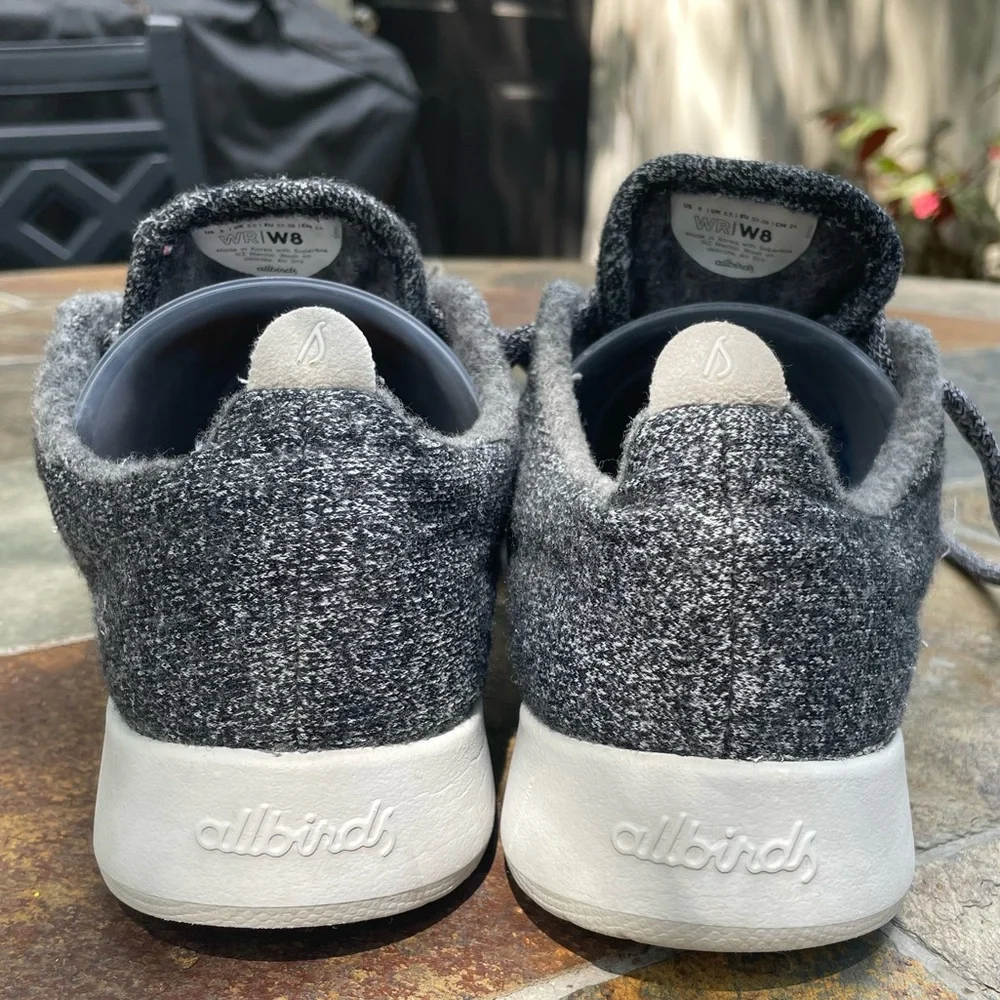 allbirds Women’s Wool Runners Natural Grey/Light Sole - Picture 3 of 7